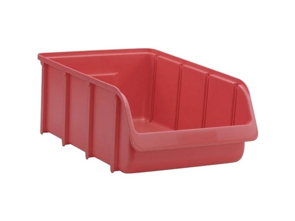 Hünersdorff oppbevaringskasser 5 675100 (B x H x D) 312 x 184 x 489 mm rød (1 stk.)