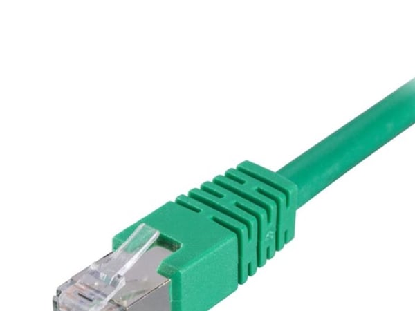 DELTACO - Koblingskabel - RJ-45 (hann) til RJ-45 (hann) - 3 m - FTP - CAT 6 - grønn