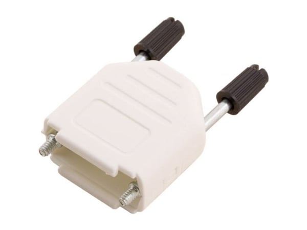 encitech DPPK09-W-K 6353-0107-01 DSUB-kabinet: 9 pin, plast, metallisert, 180° hvit, 1 stk