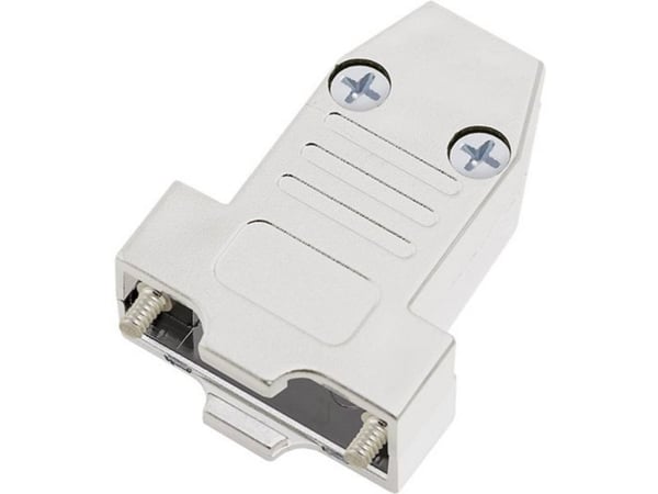 encitech DTNT09-M-K 1060-0105-01 D-SUB-kabinett polantall: 9 plast, metallisert 180° sølv 1 stk