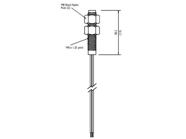 TE Connectivity Sensor 87711-000 Reed-kosketin 1 x urakosketin 100 V/DC, 250 V/AC 1 A 10 W