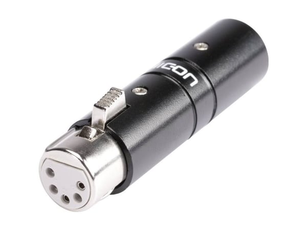 Hicon HI-X3X5-MF XLR-adapter XLR-kontakt til XLR-tilkobling 1 stk