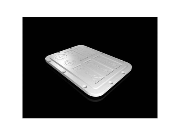 Rittal SZ 2565.200, Rackplate, Lysegrå, Plast, IP66, 301 mm, 221 mm