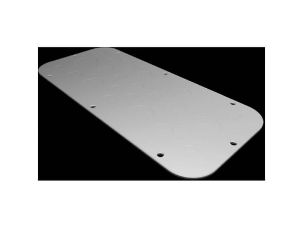 Rittal metallflensplate AX metr. Forpreget størrelse 2 339x149mm