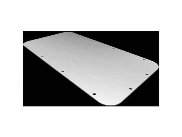 Rittal metallflensplate AX metr. Forpreget størrelse 7 436x221mm