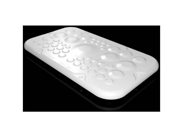 Rittal SZ 2561.300, Rackplate, Lysegrå, Plast, IP66, 256 mm, 149 mm