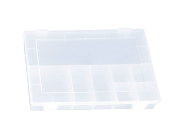 Hünersdorff Sortimentsboks (L x B x H) 335 x 225 x 55 mm Antall rom: 8 Fast underinndeling Innhold 1 stk