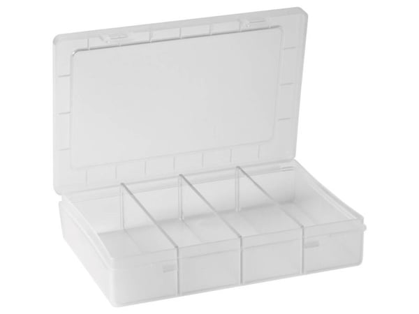Hünersdorff sortimentskasse (L x B x H) 180 x 140 x 40 mm, antall rom: 1