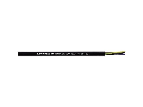 LAPP ÖLFLEX® HEAT 105 MC högtemperaturkabel 3 G 0,75 mm² svart 26002-100 100 m