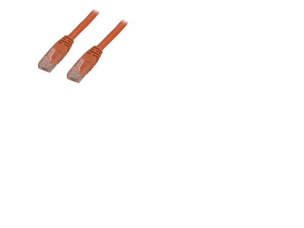 DELTACO - Koblingskabel - RJ-45 (hann) til RJ-45 (hann) - 2 m - UTP - CAT 6 - oransje