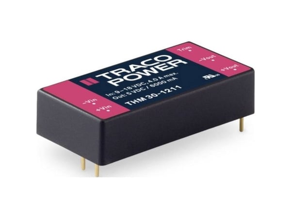 Traco Power THM 30-1223, 50,8 mm, 10,2 mm, 25,4 mm, 32 g, 30 W, 9-18 V