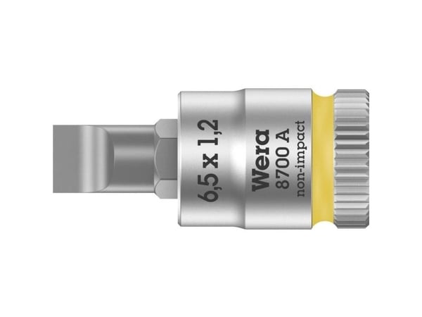 Wera 8700 A FL 05003322001 Bits-innsats med spor 6,5 mm 1/4 (6,3 mm)