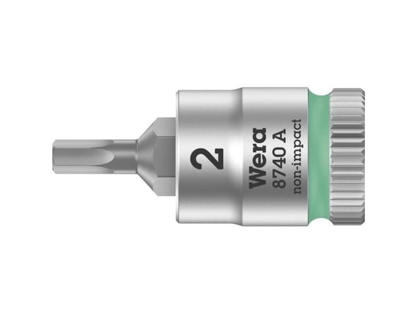 Wera 8740 A 05003330001 Umbraconøkkelbitsinnsats 2 mm 1/4 (6,3 mm)