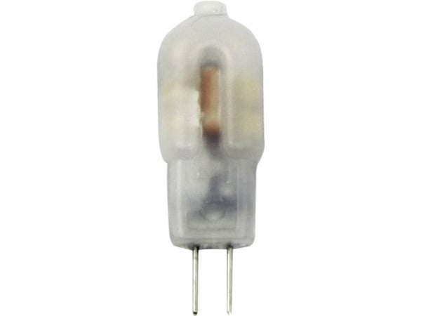 LightMe LM85126 LED (RGB)-pære EEK G G4 sokkel 1,2 W = 12 W varm hvit 12 mm x 38 mm, 1 stk