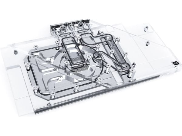 Alphacool Eisblock Aurora Acryl GPX-A, Vannblokk + kjøleribbe, Sort, Gjennomsiktig, ASUS TUF Gaming Radeon RX 6900 XT OC ASUS ROG Strix Radeon RX 6...