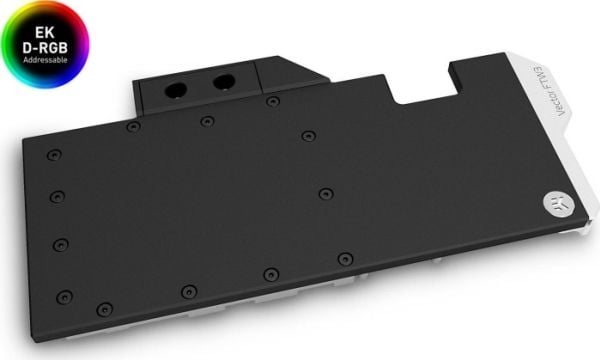 EK Water Blocks 3831109836422, Vannblokk, Acetal, Kopper, Sort, Nickel, 3-pin, 1/4", Grafikkort