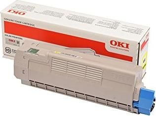 OKI - Gul - original - tonerpatron - for C612dn, 612n