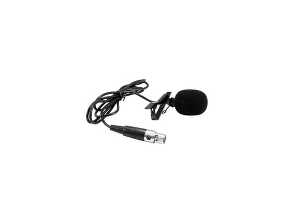 Omnitronic 13106976, Lavalier/lapel-mikrofon, -37 dB, 50 - 20000 Hz, Kardioide, Kondensator, Koblet med ledninger (ikke trådløs)