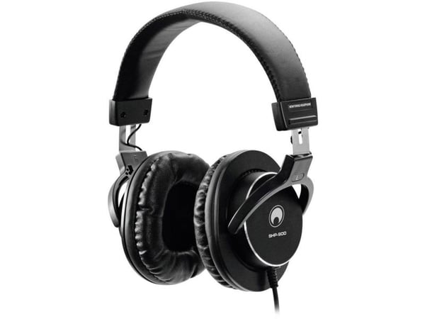 Omnitronic SHP-900, Koblet med ledninger (ikke trådløs), 10 - 26000 Hz, Scene/studio, 300 g, Hodetelefoner, Svart