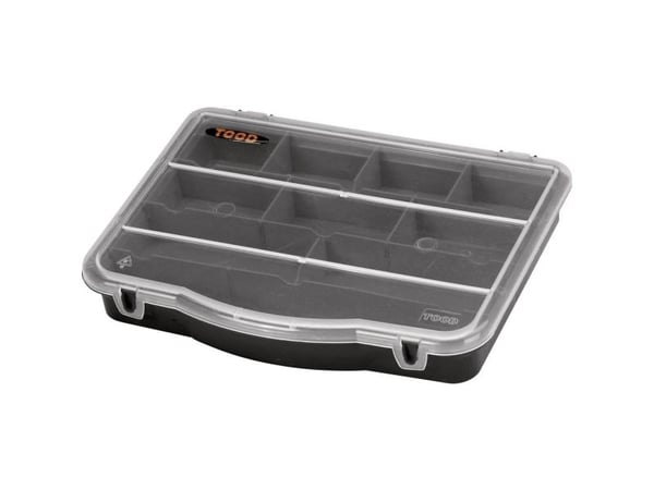 Alutec sortimentskasse (L x B x H) 240 x 180 x 40 mm antall rom: 10