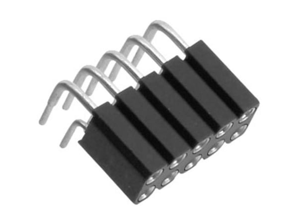TRU COMPONENTS Bøsningsliste (præcision) Antal rækker: 2 Poltal hver række: 10 TC-0308-020-2-50-00 1 stk