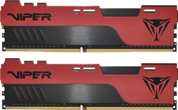 Viper Elite II - DDR4 - sett - 64 GB: 2 x 32 GB - DIMM 288-pin - 3600 MT/s / PC4-28800 - CL20 - 1.35 V - ikke-bufret - ikke-ECC - svart, rød