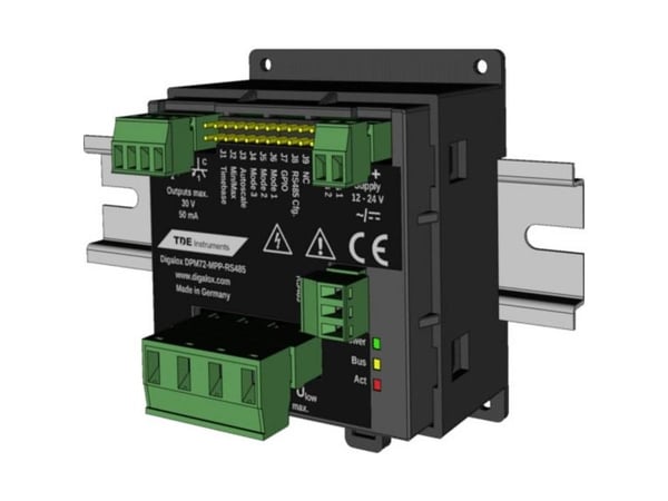 TDE Instruments Digalox DPM72-MPPA-RS485-DIN digitalt DIN-skinne-måleapparat