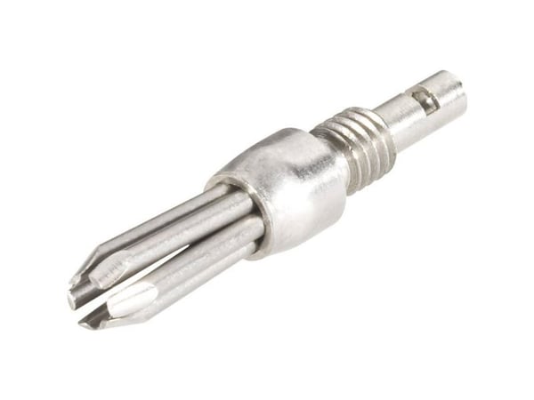 Schnepp N V2A 4000 bananstikk 1 stk, rett stiftdiameter 4 mm, sølv