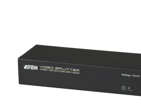 ATEN VanCryst VS0104 - Video/lyd-splitter - 4 x VGA / audio - stasjonær