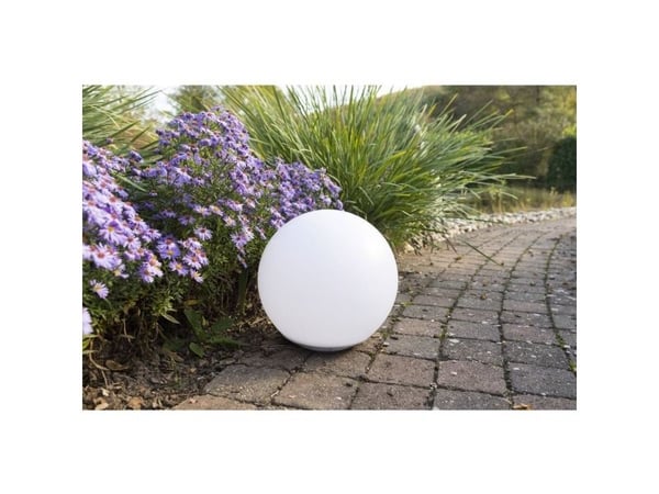 Heitronic 37234 Globo solcelledekorasjonslys solkule LED (RGB) LED innebygd 0,4 W hvit