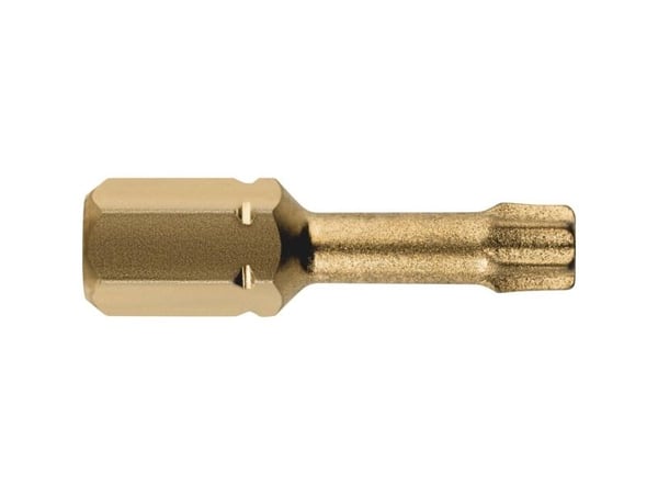 Metabo 628507000, 3 stykker, Torx, T10, 25 mm, 25,4 / 4 mm (1 / 4"), Sekskantet
