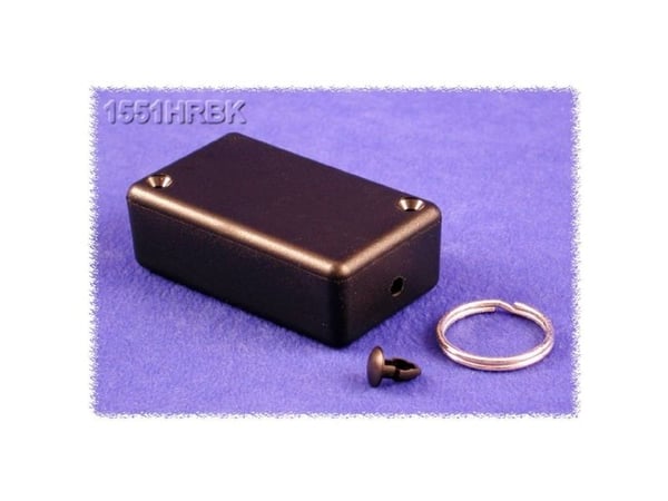 Hammond Electronics 1551HRBK universalkabinett 60 x 35 x 20 ABS sort 1 stk