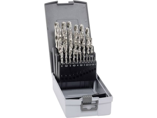 Alpen 102225100 HSS-E metall spiralbor-sett 25 deler kobalt 1 sett