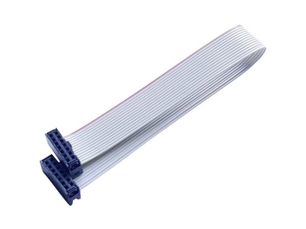 BKL Electronic flatkabel rastermål 2,54 mm 14 x 0,08 mm² grå 1 stk
