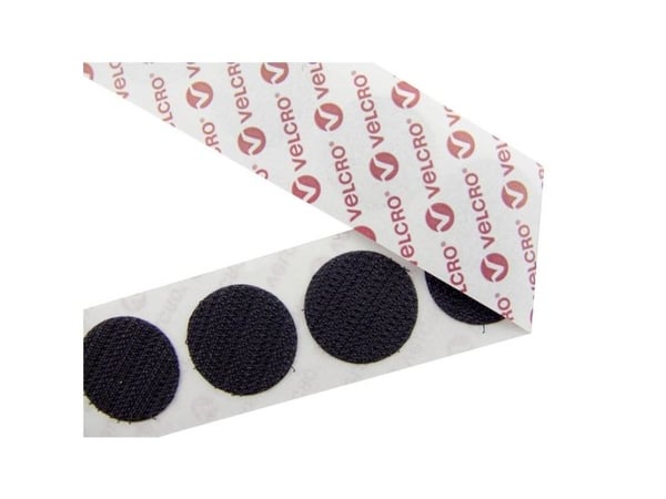 VELCRO® E28801533011425 Tarranauhapisteet liimaukseen Nasta (Ø) 15 mm Musta 1300 kpl