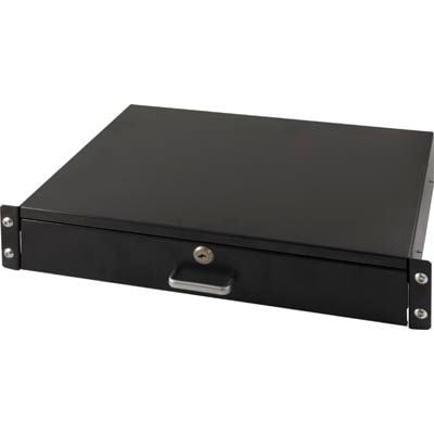 TOTEN SA.0019.021 - Lagerskuff til rack - svart - 2U