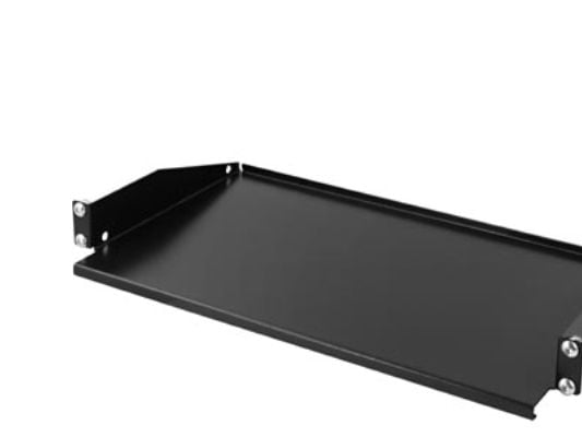 TOTEN SA.2301.1001 - Rack-hylle - svart, RAL 9004 - 1U - 19"