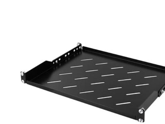 TOTEN SA.2160.0101 - Rack-hylle - svart, RAL 9004 - 1U - 19"