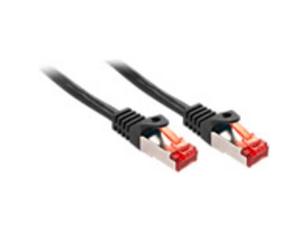 Lindy 47375, 3 m, Cat6, S/FTP (S-STP), RJ-45, RJ-45, Svart
