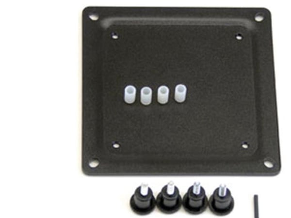 Ergotron 75 mm to 100 mm Conversion Plate Kit, Terästä, musta
