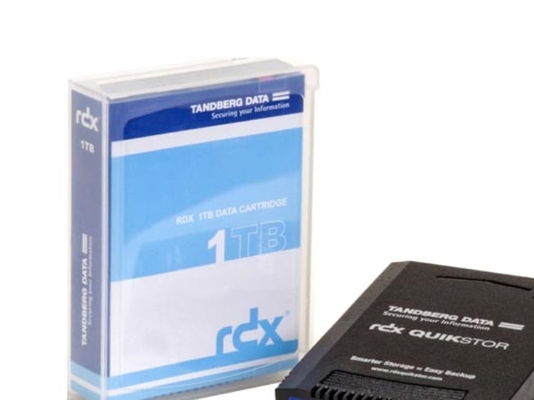 Tanberg Data 8586-RDX, RDX-patruuna, RDX, 1 TB, 15 ms, musta, RDX QuikStor