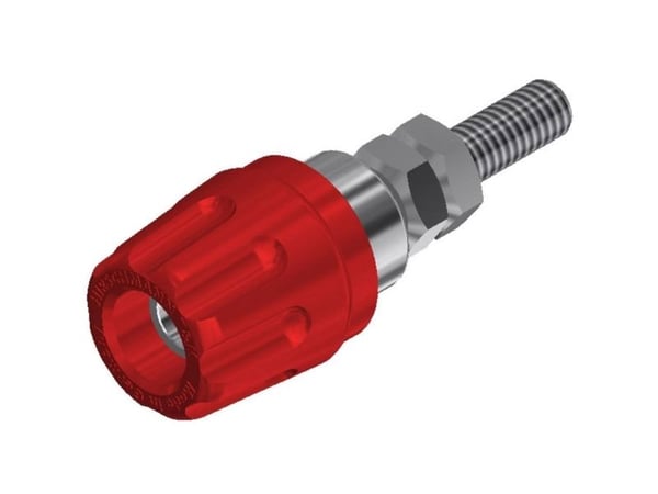 Hirschmann 930099101, mittausanturi, punainen, nikkeli, -25–100 °C, 30 V, 16 A