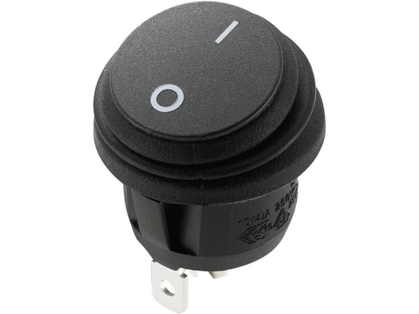 TRU COMPONENTS vippkontakt TC-R13-112A8-02 250 V/AC 10 A 1 x Off/On klick 1 st