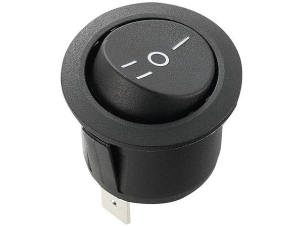 TRU COMPONENTS 1588078 Keinukytkin TC-R13-223D-01 250 V/AC 10 A 1 x On/Off/On Klikkaava 1 kpl