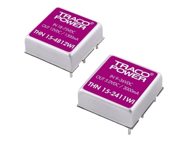 Traco Power THN 15-2411WI, 25,4 mm, 9,9 mm, 25,4 mm, 16,5 g, 15 W, 9-36 V