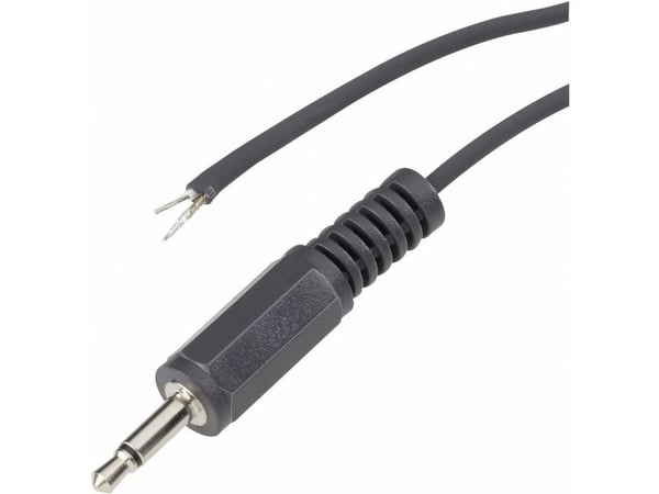 BKL Electronic 1101048 3,5 mm jack-kontakt – mono, 2 poler – 1 stk (1101048)