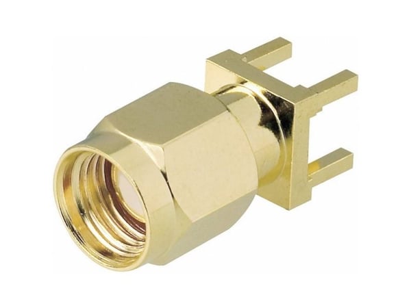 BKL Electronic 0419021 0419021 SMA-kääntöliitin Liitin, uppoasennettava pystysuora 50 Ω 1 kpl