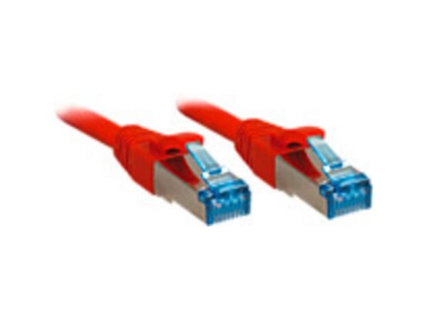 Lindy 47165, 3 m, Cat6a, S/FTP (S-STP), RJ-45, RJ-45, Rød