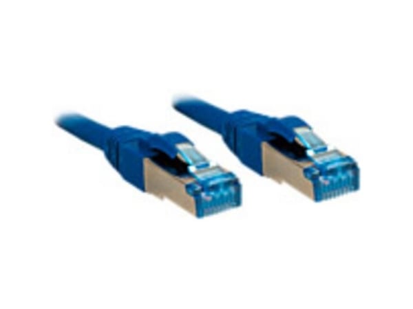 Lindy 47146, 0,5 m, Cat6a, S/FTP (S-STP), RJ-45, RJ-45, Blå