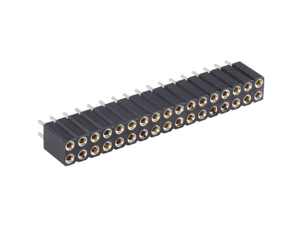 BKL Electronic 10120809, PCB-liitin, 1 kpl, Muovi, Termoplastinen, Musta, 10 mm, 5,08 mm